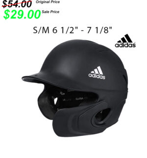 Clinton BB TG Adidas C-Flap Matte Finish baseball batting helmet – Black S/M  6 1/2″ – 7 1/8″ SPECIAL PRICE
FIRS
