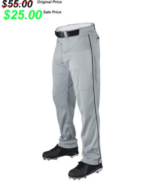 Clinton BB TG Wilson Classic piped baseball pants-Grey/Black