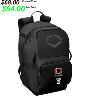 Clinton BB TG Evoshiel SRZ1 Baseball/Softball Equipment backpack – BLACK