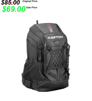 Clinton BB TG Easton Walk-Off NX Backpack Baseball/ softball batpack equipment  bag – BLACK