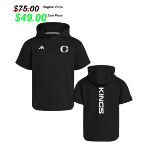Clinton BB TG Adidas  Dugout NWV Short Sleeve Hoodie- BLACK
