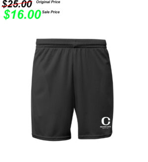 Clinton BB TG A4 7″ Flatback Mesh shorts  with side pockets-Black