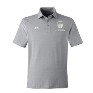 CDA Under Armour DRIVE Team Stripe Premium Polo – Mod Grey Embroidery