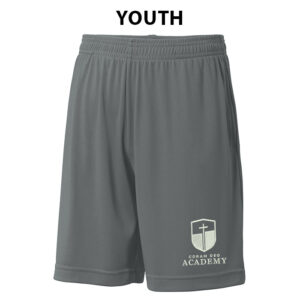 CDA YOUTH Sport-Tek PosiCharge Competitor Pocket Short-Iron Grey Embroidery