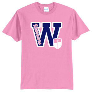 CDA Unisex Short Sleeve Tee-Candy Pink Screen Print