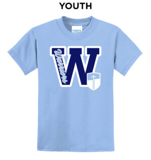 CDA Youth Short Sleeve Tee-Light Blue Screen Print