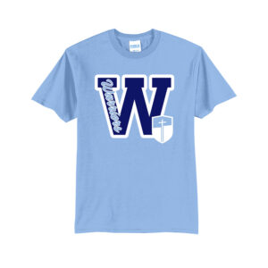 CDA Tall Short Sleeve Tee-Light Blue Screen Print
