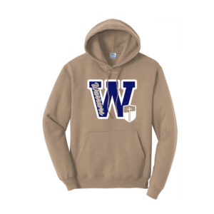 CDA Unisex Classic Core weight Cozy Pullover Hooded Sweatshirt-Sand Screen Print