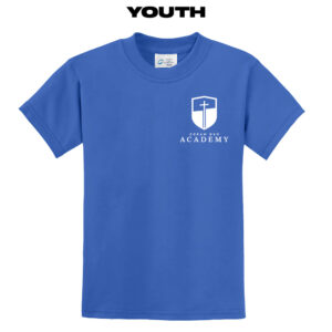 CDA Youth Short Sleeve Tee-Royal Screen Print
