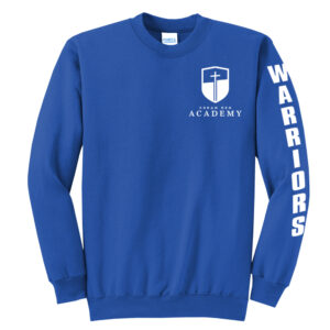 CDA Unisex Fleece Crewneck Sweatshirt-Royal Screen Print