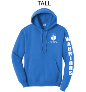 CDA Tall Fleece Hooded Sweatshirt-Royal Screen Print