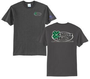 Clover Hills Employee Unisex Short Sleeve Tee-Charcoal