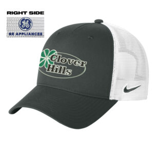 Clover Hills Employee Nike Snapback Mesh Trucker Cap-Anthracite/White