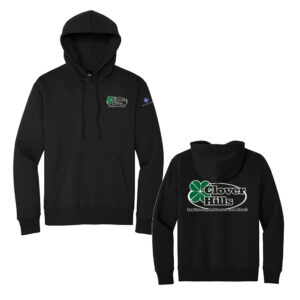 Clover Hills Employee District V.I.T. Heavyweight 12oz 80/20 Fleece Hoodie-Black