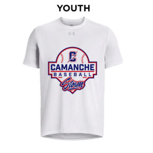 Camanche Baseball Under Armour short sleeve YOUTH Team Tech Tee-White