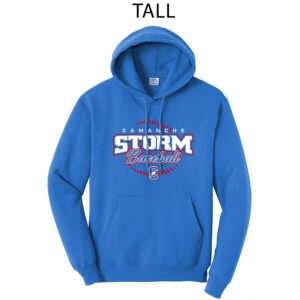 Camanche Baseball Tall Fleece Hooded Sweatshirt-Royal