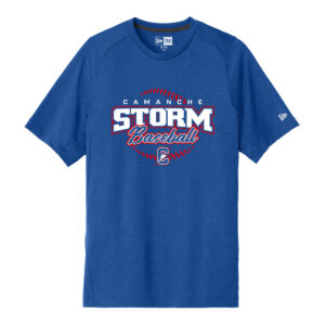 Camanche Baseball New Era Series Performance Crew Tee Men-Royal
