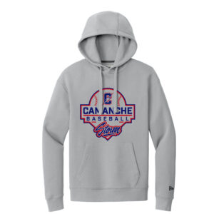Camanche Baseball New Era Men Heritage Fleece Pullover Hoodie-Rainstorm Grey