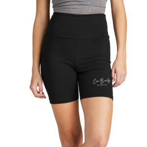 Core Beauty District Women’s Flex High-Waist Bike Short-Black