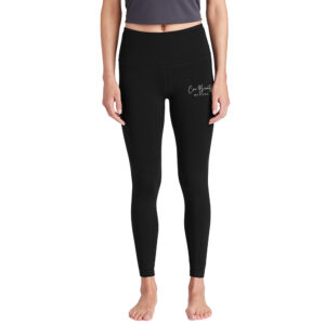 Core Beauty Sport-Tek Ladies High Rise 7/8 Legging – BLACK