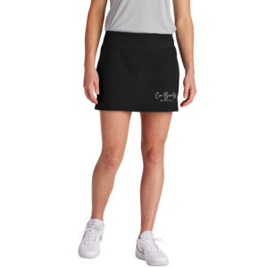 Core Beauty Sport-Tek Ladies Repeat Skort-Black