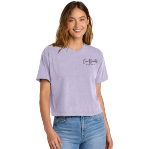 Core Beauty Comfort Colors Women’s Heaveweight Boxy Fit Slightly Cropped T-Shirt-Orchid