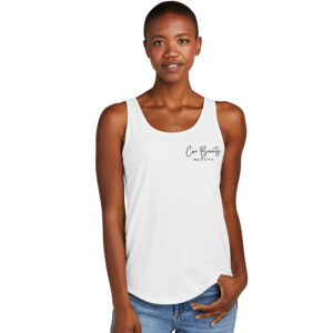Core Beauty District Women’s Perfect Tri Relaxed Tank-White