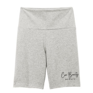 Core Beauty District Women’s Flex High-Waist Bike Short-Light Heather Grey