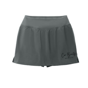 Core Beauty Sport-Tek Ladies Repeat Skort-Iron Grey