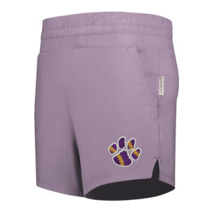 CD Baseball Holloway Ladies Ventura Soft Knit Shorts-Lavender
