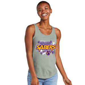 CD Baseball District Women’s Perfect Tri Relaxed Tank-Heathered Grey