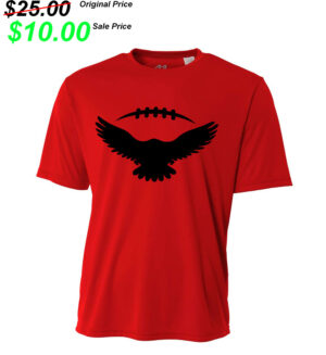 DW Football PG Adult Cooling Performance Tshirt-red