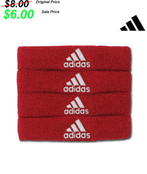 DW Football PG PG Adidas interval 3/4″ Bicep Bands (4pack) PowerRed/White