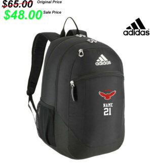 DW Football PG Adidas Striker II Team Backpack -Black