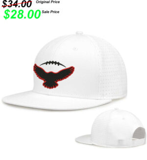 DW Football PG The Game Perforated GameChanger Snapback Cap-White