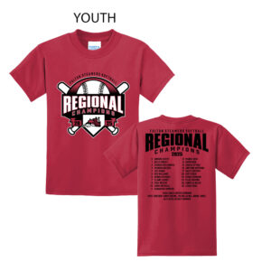 Fulton SB Regional Youth Short Sleeve Tee-Red