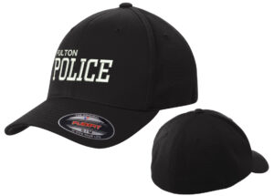 Fulton Police Sport-Tek Flexfit Performance Solid Cap-Black