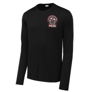 Fulton Police Sport-Tek Men Posi-UV Pro Long Sleeve Tee-Black