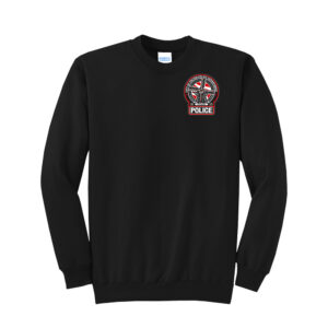 Fulton Police Unisex Core Fleece Crewneck Sweatshirt-Black