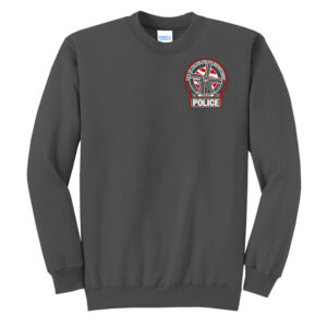 Fulton Police Core Fleece Crewneck Sweatshirt-Charcoal