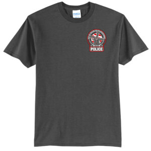 Fulton Police Unisex Basic Short Sleeve Tee-Charcoal