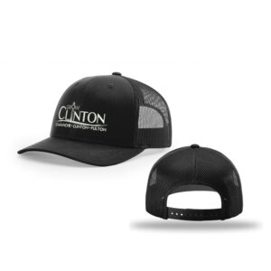 Grow Clinton Richardson Pro Mesh Adjustable Trucker Cap Solid-Black