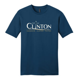 Grow Clinton District Unisex Premium Short Sleeve Tee-Neptune Blue