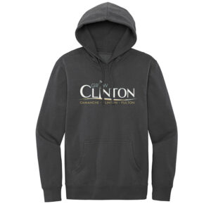 Grow Clinton District Unisex Premium Fleece Hoodie-Charcoal