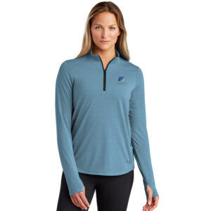 IHMVCU OGIO Ladies Motion 1/4-Zip-Blue Mist
