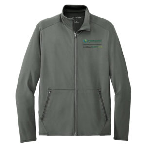 JCRHC Port Authority Men Accord Stretch Fleece Full-Zip-Pewter