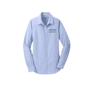 JCRHC Port Authority Ladies SuperPro Oxford Shirt-Oxford Blue