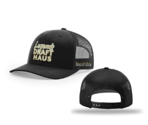 Legends Shelly Richardson Pro Crown Mesh Back solid color Adjustable back cap-Black