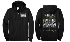Legends Shelly Unisex Classic Full-Zip Hooded Sweatshirt-Black