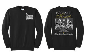 Legends Shelly Unisex Fleece Crewneck Sweatshirt-Black